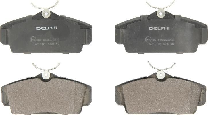 Delphi LP1435 - Гальмівні колодки, дискові гальма autozip.com.ua
