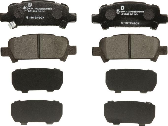 Delphi LP1509 - Гальмівні колодки, дискові гальма autozip.com.ua