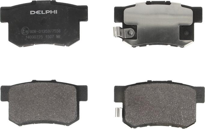 Delphi LP1507 - Гальмівні колодки, дискові гальма autozip.com.ua
