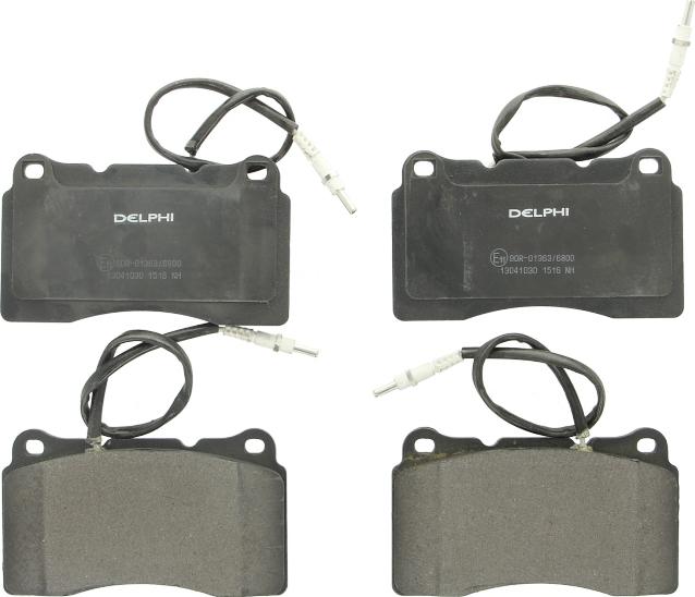 Delphi LP1516 - Гальмівні колодки, дискові гальма autozip.com.ua