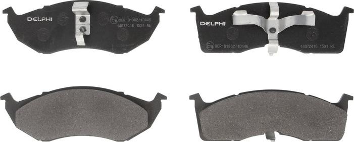 Delphi LP1531 - Гальмівні колодки, дискові гальма autozip.com.ua
