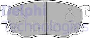 Delphi LP1527-18B1 - Гальмівні колодки, дискові гальма autozip.com.ua