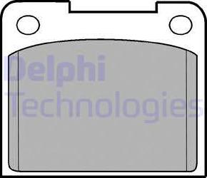 Delphi LP15 - Гальмівні колодки, дискові гальма autozip.com.ua