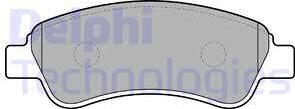 Delphi LP1679 - Гальмівні колодки, дискові гальма autozip.com.ua
