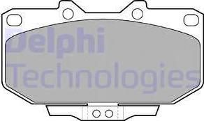 Delphi LP1056 - Гальмівні колодки, дискові гальма autozip.com.ua