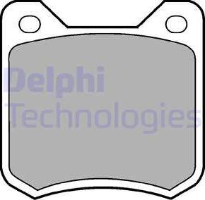 Delphi LP105 - Гальмівні колодки, дискові гальма autozip.com.ua