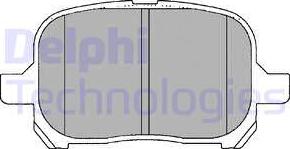 Delphi LP1144 - Гальмівні колодки, дискові гальма autozip.com.ua
