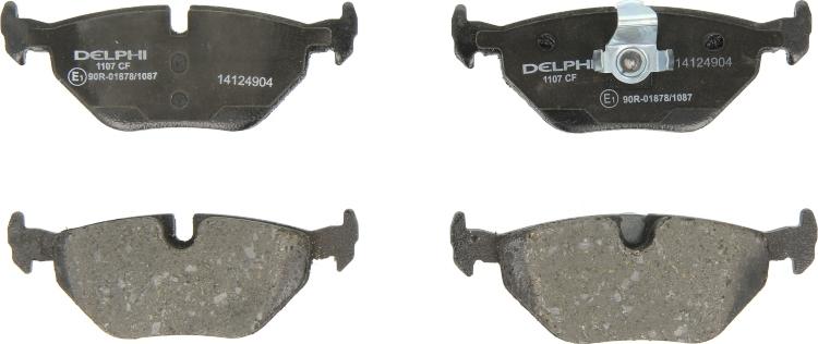Delphi LP1107 - Гальмівні колодки, дискові гальма autozip.com.ua