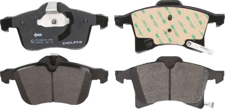 Delphi LP1861 - Гальмівні колодки, дискові гальма autozip.com.ua
