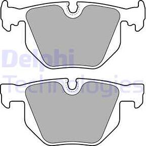 Delphi LP1834-18B1 - Гальмівні колодки, дискові гальма autozip.com.ua