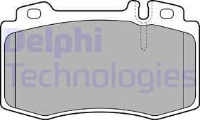 Delphi LP1828-18B1 - Гальмівні колодки, дискові гальма autozip.com.ua