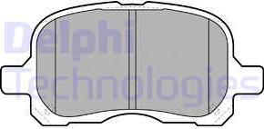 Delphi LP1302 - Гальмівні колодки, дискові гальма autozip.com.ua
