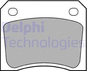 Delphi LP133 - Гальмівні колодки, дискові гальма autozip.com.ua