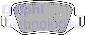 Delphi LP1741 - Гальмівні колодки, дискові гальма autozip.com.ua