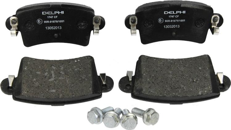 Delphi LP1747 - Гальмівні колодки, дискові гальма autozip.com.ua