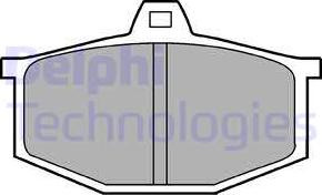 Delphi LP170 - Гальмівні колодки, дискові гальма autozip.com.ua