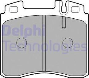 Delphi LP842 - Гальмівні колодки, дискові гальма autozip.com.ua