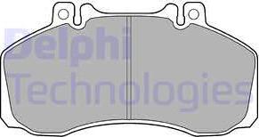 Delphi LP858 - Гальмівні колодки, дискові гальма autozip.com.ua