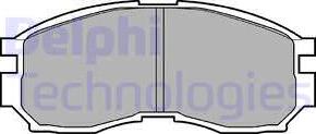 Delphi LP803 - Гальмівні колодки, дискові гальма autozip.com.ua