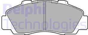 Delphi LP872 - Гальмівні колодки, дискові гальма autozip.com.ua