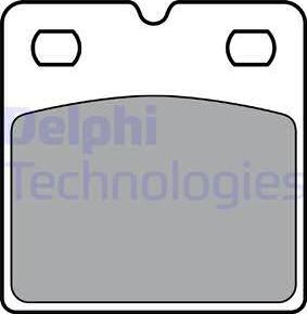 Delphi LP3405 - Гальмівні колодки, дискові гальма autozip.com.ua