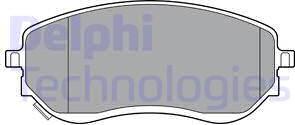 Delphi LP3401 - Гальмівні колодки, дискові гальма autozip.com.ua
