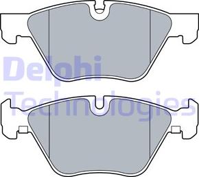 Delphi LP3534 - Гальмівні колодки, дискові гальма autozip.com.ua