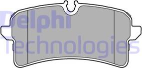 Delphi LP3577 - Гальмівні колодки, дискові гальма autozip.com.ua