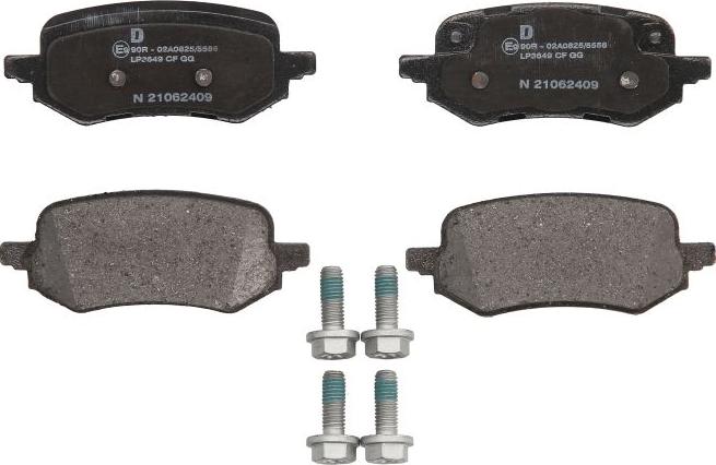 Delphi LP3649 - Гальмівні колодки, дискові гальма autozip.com.ua