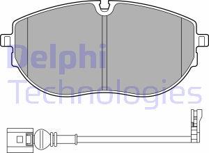Delphi LP3652 - Гальмівні колодки, дискові гальма autozip.com.ua