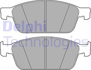 Delphi LP3666 - Гальмівні колодки, дискові гальма autozip.com.ua