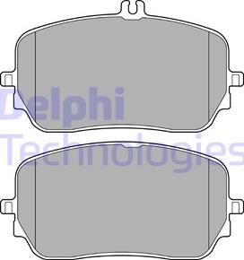 Delphi LP3603 - Гальмівні колодки, дискові гальма autozip.com.ua