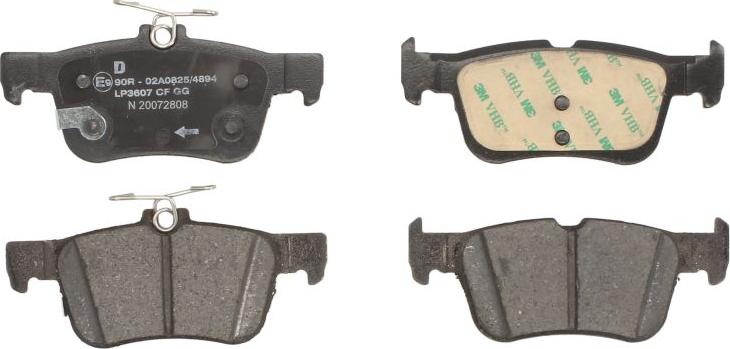 Delphi LP3607 - Гальмівні колодки, дискові гальма autozip.com.ua