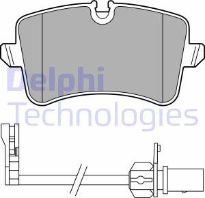 Delphi LP3681 - Гальмівні колодки, дискові гальма autozip.com.ua