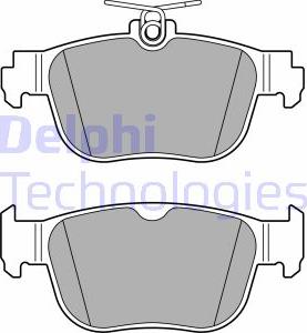 Delphi LP3674 - Гальмівні колодки, дискові гальма autozip.com.ua