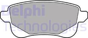 Delphi LP3140 - Гальмівні колодки, дискові гальма autozip.com.ua