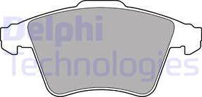 Delphi LP3142 - Гальмівні колодки, дискові гальма autozip.com.ua