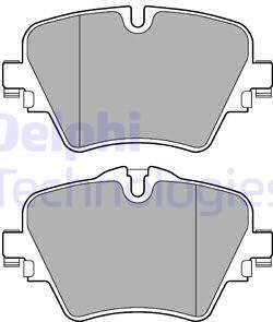 Delphi LP3182 - Гальмівні колодки, дискові гальма autozip.com.ua