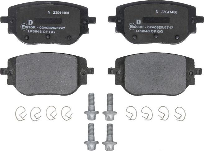 Delphi LP3848 - Гальмівні колодки, дискові гальма autozip.com.ua