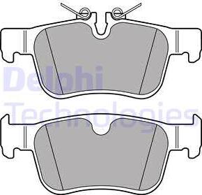 Delphi LP3312 - Гальмівні колодки, дискові гальма autozip.com.ua