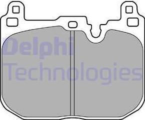 Delphi LP3259 - Гальмівні колодки, дискові гальма autozip.com.ua