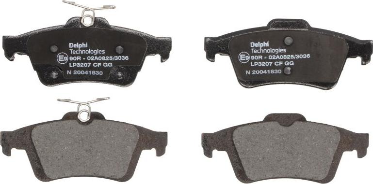 Delphi LP3207 - Гальмівні колодки, дискові гальма autozip.com.ua