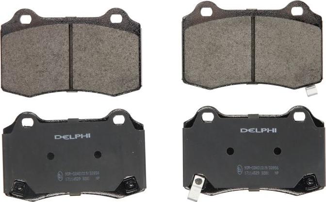 Delphi LP3281 - Гальмівні колодки, дискові гальма autozip.com.ua