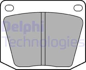 Delphi LP32 - Гальмівні колодки, дискові гальма autozip.com.ua