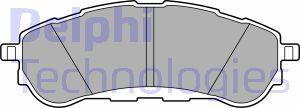Delphi LP3707 - Гальмівні колодки, дискові гальма autozip.com.ua