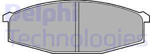 Delphi LP373 - Гальмівні колодки, дискові гальма autozip.com.ua