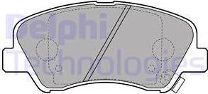 Delphi LP2497 - Гальмівні колодки, дискові гальма autozip.com.ua