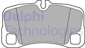 Delphi LP2696 - Гальмівні колодки, дискові гальма autozip.com.ua
