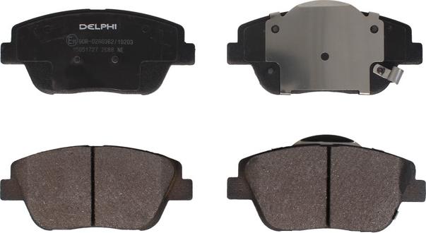 Delphi LP2688 - Гальмівні колодки, дискові гальма autozip.com.ua