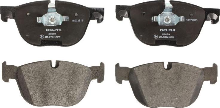 Delphi LP2090 - Гальмівні колодки, дискові гальма autozip.com.ua